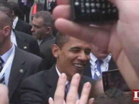 Obama arrive au Rohan à Strasbourg