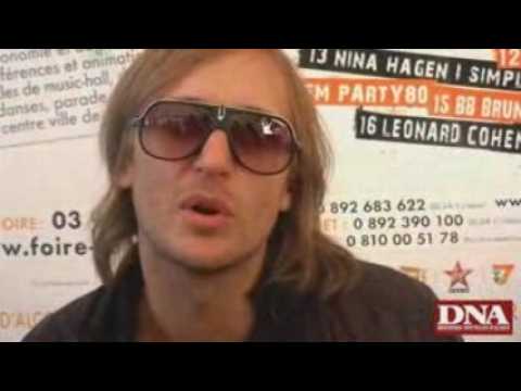 Interview David Guetta festival foire aux vins colmar 2009