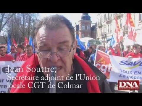 Manifestation du 19 mars 2009 à Colmar