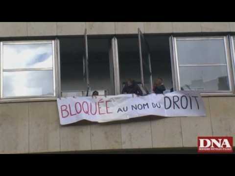Blocage de la fac de Droit Strasbourg