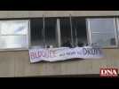 Blocage de la fac de Droit Strasbourg - Label : Les Dernières Nouvelles d'Alsace - Category : News