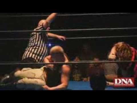Gala de catch à Colmar, Gilles de Dabo vs Axeman