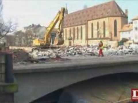 La démolition du pont de Saverne