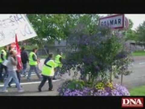 Manifestation des salariés de Matussière &  Forest