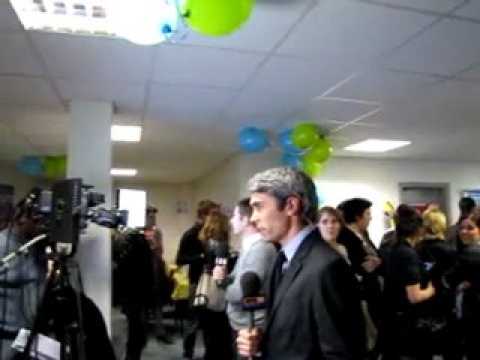 Ambiance à la permanence de l'UMP à Strasbourg