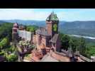 Tour de France  : Le Haut-Koenigsbourg passe au jaune