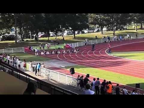Le record de France minime du 100 m de Jeff Erius en 10''71