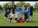 Avec les filles de l'US Azzurri Mulhouse