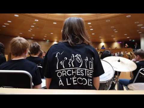 Musique avec la classe orchestre de Diemeringen
