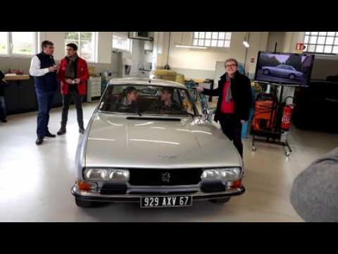 Lauréat du concours Ma Peugeot rénovée il retrouve son coupé 504 refait quasiment à neuf