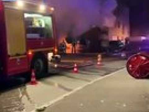 Incendie nocturne à Brunstatt