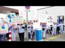 Les urgentistes manifestent  aujourd'hui devant les urgences de Mulhouse