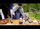 Leymen :  Chevaliers, archers et danseurs à la fête médiévale du Landskron