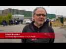Grève à la nouvelle plateforme multiflux la Poste  à Didenheim