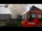 Incendie dans une maison à Bourbach-le-Bas