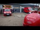 Les pompiers rejoignent leur nouvelle caserne