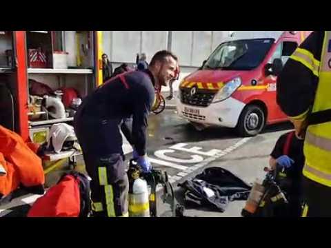 Exercice incendie dans le tunnel de la voie sud