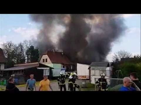 Incendie rue du Liseron à Illzach