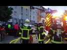 Feu d'appartement rue de Ribeauvillé à Mulhouse Bourtzwiller