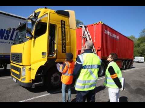A35 : les poids-lourds contrôlés à Colmar