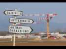 Lutterbach: le futur centre pénitentiaire sort  de terre