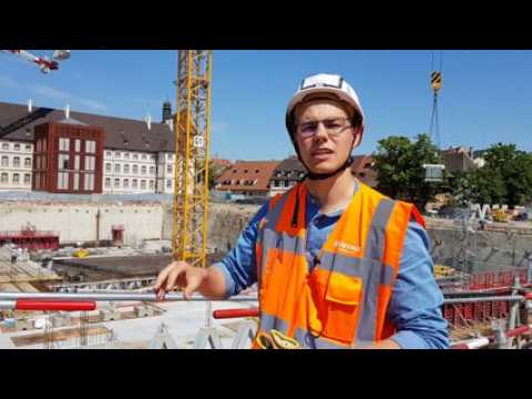Chantier du parking la Montagne Verte à Colmar