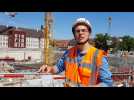 Chantier du parking la Montagne Verte à Colmar