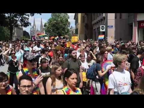 La marche des fiertés 2019  à Strasbourg