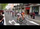 Tour de France: le passage du peloton rue Franklin et place du Marché à Mulhouse