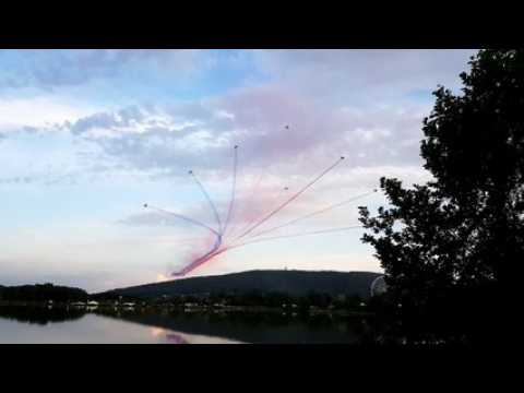 Les trois riffs de la Patrouille de France aux Eurockéennes