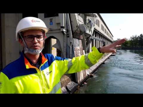 Kembs :  Centrale hydroélectrique, le traitement des déchets, comment ça marche ?