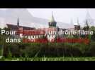 Reiningue:  Un drône filme à l’abbaye d’Oelenberg