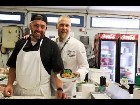 Un "burger viking" au restaurant The Barber Shop by Nicolas Rieffel