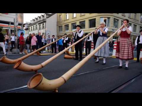 Bâle célèbre la fête nationale suisse