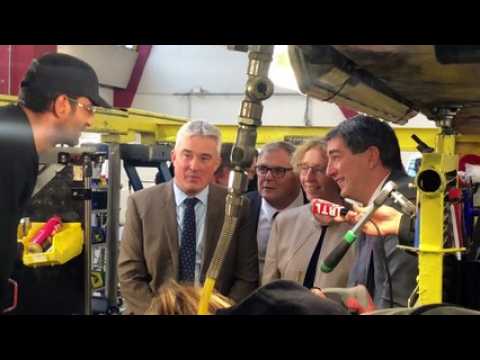 La ministre du Travail Muriel Pénicaud à Sentheim