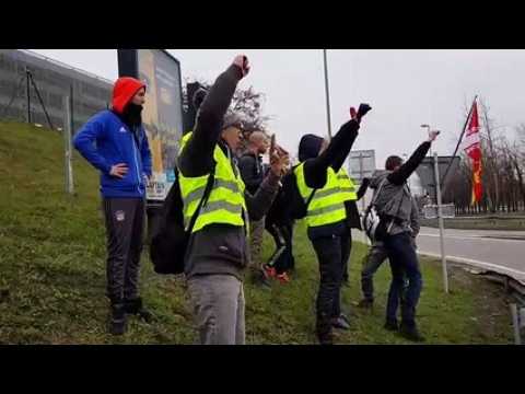 Haut-Rhin : des gilets jaunes à l'EuroAirport