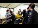 Brian Joubert à la rencontre de ses fans