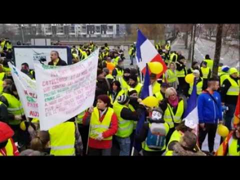 Les gilets jaunes d’Alsace manifestent à Colmar