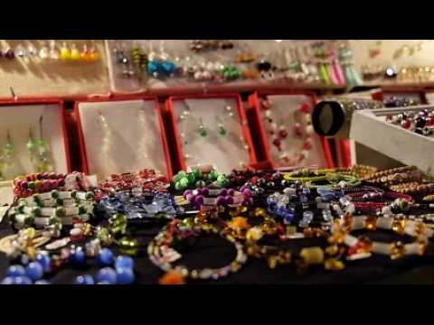 Marché de Noël de Thann : les bijoux tout en couleurs de Patricia
