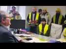 Altkirch: des gilets jaunes chez le député Reitzer