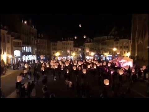 Des centaines de lanternes dans le ciel de Mulhouse