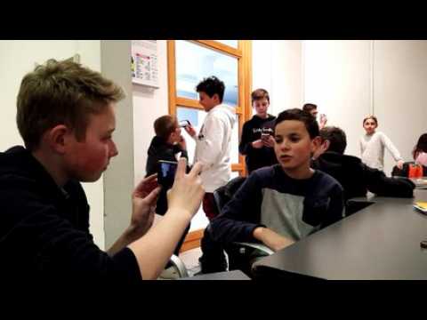 Journal au collège, visite d'une classe du collège d'Issenheim