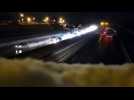 Neige et trafic ralenti sur l'A36