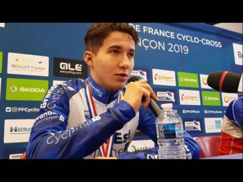 Théo Thomas vice-champion de France junior de cyclo-cross
