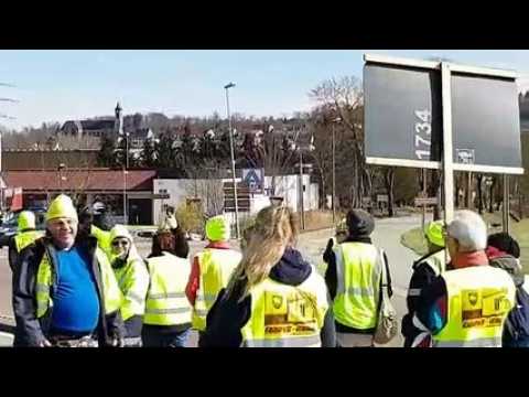 Altkirch : les gilets jaunes du 16 mars