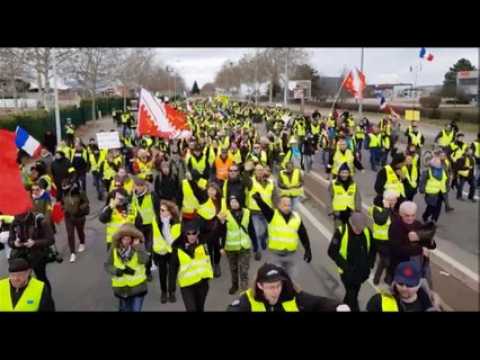 Acte XVI : défilé des gilets jaunes à Colmar