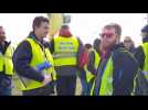 Début du rassemblement des gilets jaunes à Colmar