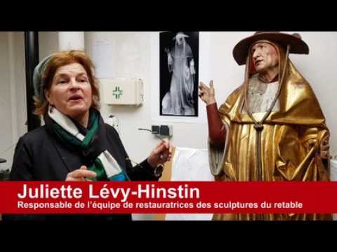 Retable d'Issenheim: retrouver les couleurs d'origine des sculptures