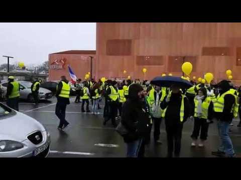 Les gilets jaunes à Saint-Louis