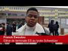 Manifestation devant le lyc&eacute;e Schweitzer - Label : L'Alsace - Category : News